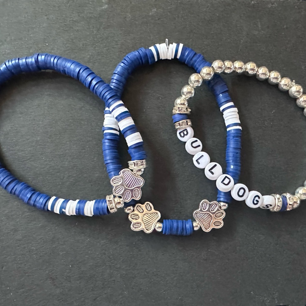 Bulldogs bracelets